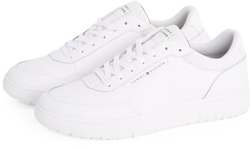 TOMMY HILFIGER Men’s Leather Low Top Sneakers