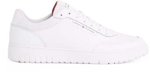 TOMMY HILFIGER Men’s Leather Low Top Sneakers