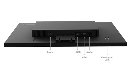 Lenovo D27-45 Monitor | 27" Full HD Monitor | 1920x1080 | 75Hz | 250 nits | 4ms Reaktionszeit | VA-Panel | HDMI | VGA | AMD Radeon FreeSync | entspiegelt | 4,6kg | schwarz