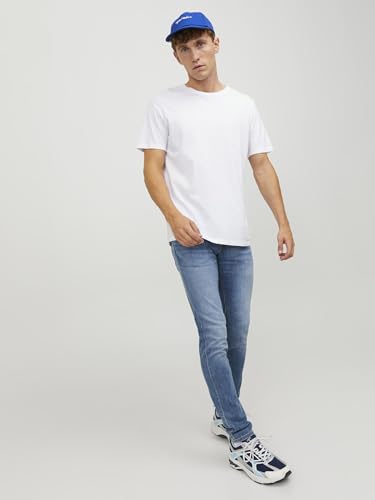 JACK & JONES Men’s Slim Fit Jeans – Stretch Denim with Tapered Leg
