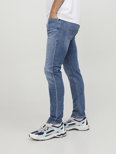 JACK & JONES Men’s Slim Fit Jeans – Stretch Denim with Tapered Leg