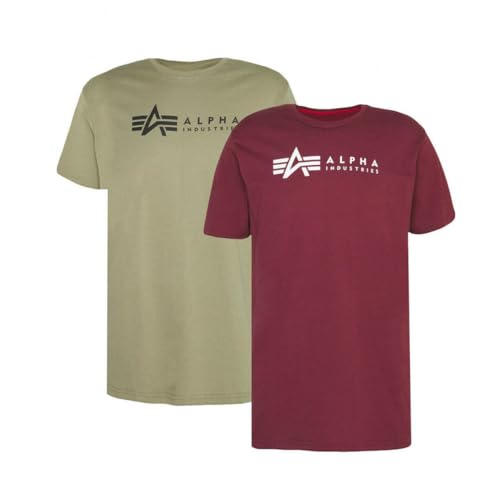 ALPHA INDUSTRIES Men's T-Shirt (2-Pack)