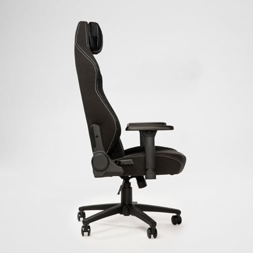 PARADOX - Gaming Stuhl - Schreibtischstuhl Ergonomisch - Verstellbare Armlehnen und Rückenlehne, Liegefunktion, Kissen, 125 kg Belastbar - Vanguard Crimson Arovs, Schwarz, Rot, Pfeil-Muster