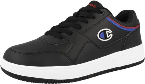 Champion Men’s Rebound Low Sneakers – PU Leather Casual Lace-Up Shoes