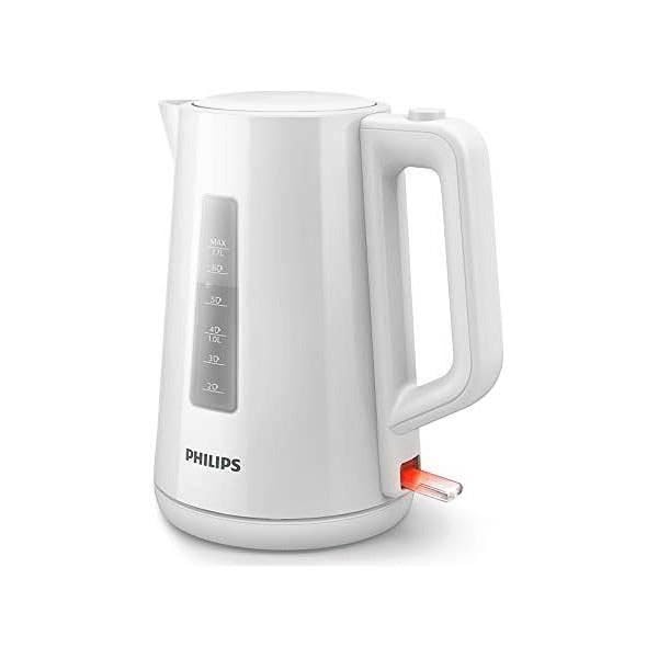 Philips Wasserkocher – 1.7 L Fassungsvermögen mit Kontrollanzeige, Pirouettenbasis, schwarz (HD9318/20)