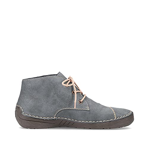 Rieker Women’s Comfort Shoes 52540 – Lace-Up Low Shoes