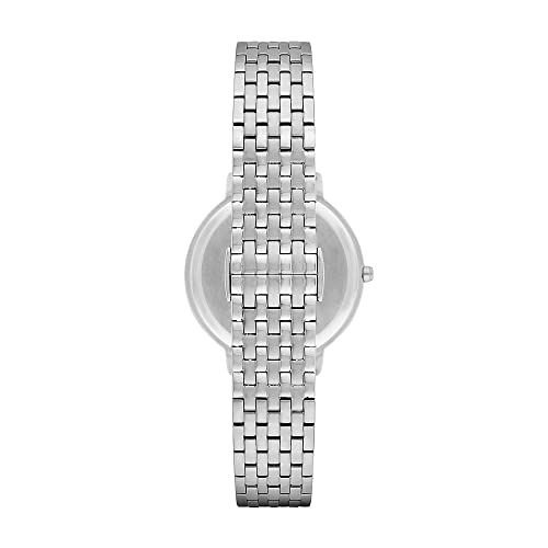 Emporio Armani Ladies Watch with Two Hands Quartz Movement and 32mm Case with Stainless Steel, Leather or Silicone Strap