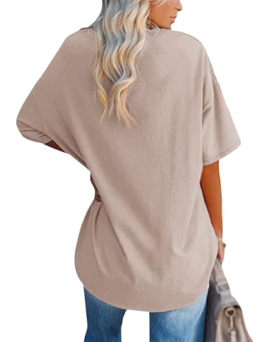 Tomwell Women’s Oversized T-Shirt – Butterfly Design
