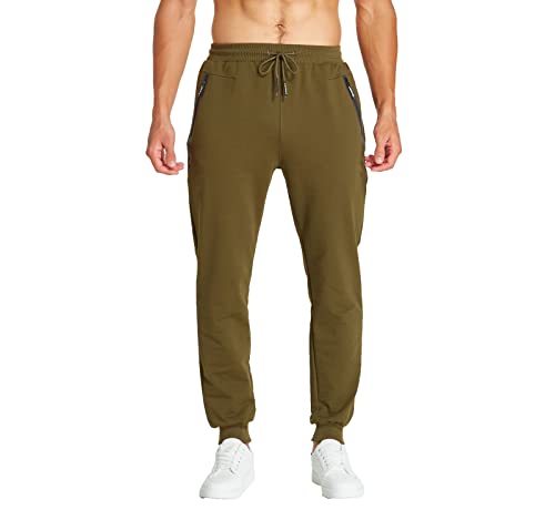 Tansozer Men’s Jogging Pants – Cotton Fitness Trousers