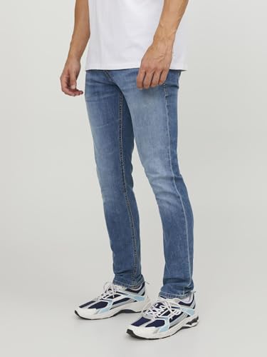 JACK & JONES Men’s Slim Fit Jeans – Stretch Denim with Tapered Leg