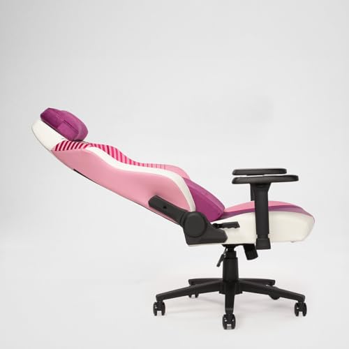 PARADOX - Gaming Stuhl - Schreibtischstuhl Ergonomisch - Verstellbare Armlehnen und Rückenlehne, Liegefunktion, Kissen, 125 kg Belastbar - Vanguard Crimson Arovs, Schwarz, Rot, Pfeil-Muster