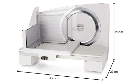 Emerio Allesschneider "Made in EU", Edelstahl Messereinheit in Deutschland produziert, einstellbar 0-17mm, BPA frei, platzsparend klappbar, mit Sicherheitsschalter, Eco 100 Watt, MS-125000.1, Schwarz