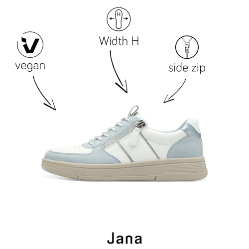 Jana Women's Vegan Sneaker – Flat Casual Shoes