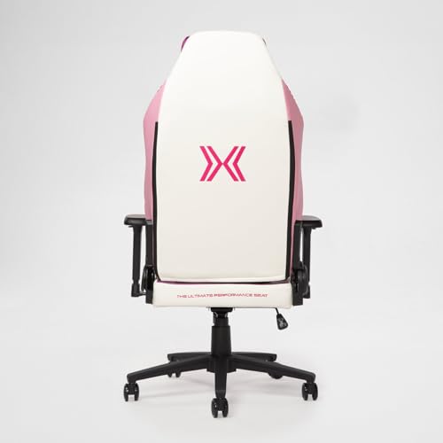 PARADOX - Gaming Stuhl - Schreibtischstuhl Ergonomisch - Verstellbare Armlehnen und Rückenlehne, Liegefunktion, Kissen, 125 kg Belastbar - Vanguard Crimson Arovs, Schwarz, Rot, Pfeil-Muster