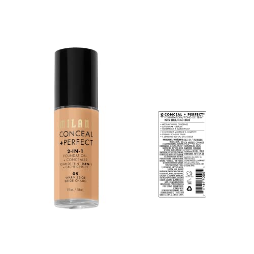 MILANI Conceal + Perfect 2-In-1 Foundation + Concealer - Light Natural