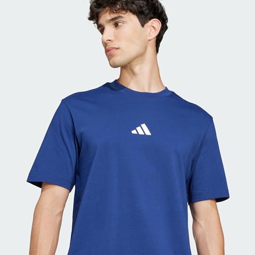 adidas Men's Essentials Small Logo Single T-Shirt