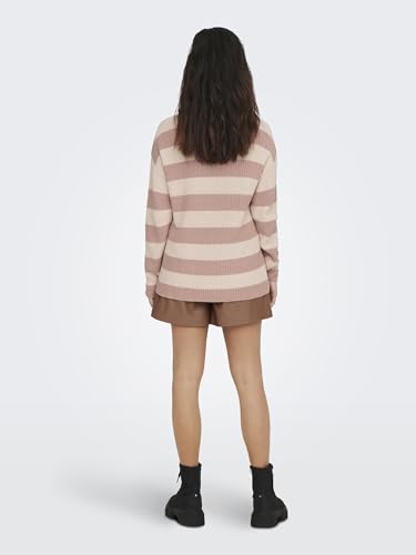 ONLY ONLPERNILLE Women’s Stripe Knit Sweater – Soft Cotton Blend