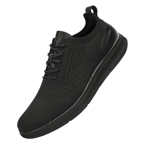 SVNKE Men's Dress Shoes – Breathable Knit Oxfords for Wedding & Casual Wear