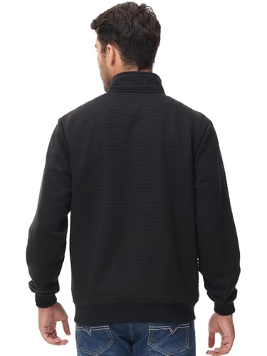 Men’s Transitional Jacket – Lightweight Winter Jacquard Coat with Zipper Pocket
