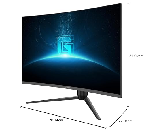 MSI G2422C 23,6 Zoll FHD Curved Gaming Monitor - 1500R 1920 x 1080 VA Panel, 180Hz / 1ms, Adaptive Sync - DP 1.2a, HDMI 2.0b CEC