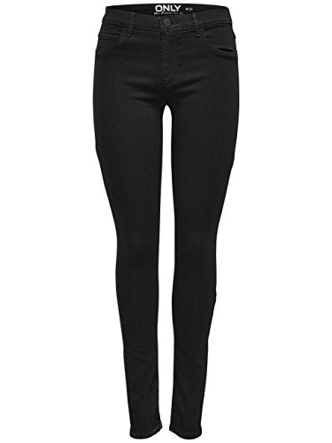 ONLY Women’s ONLRAIN Mid-Rise Skinny Fit Jeans