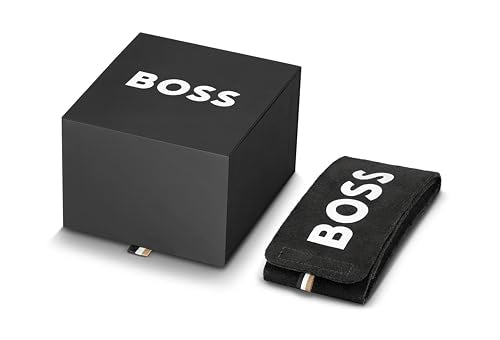 BOSS Chronograph Quartz Watch for Men with Silver Stainless Steel Bracelet