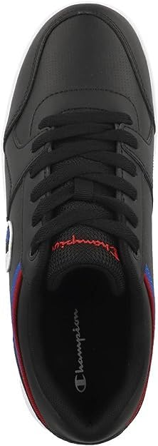 Champion Men’s Rebound Low Sneakers – PU Leather Casual Lace-Up Shoes