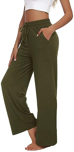 VIGVAN Women’s Wide Leg Jogging Pants