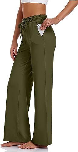VIGVAN Women’s Wide Leg Jogging Pants