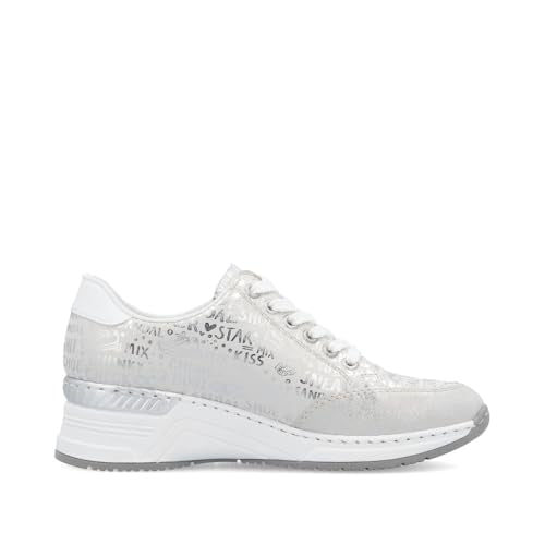 Rieker Damen Low-Top Sneaker N4316 – Wedge Heel