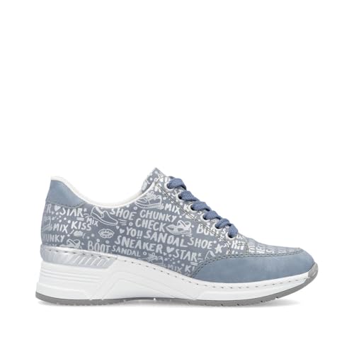 Rieker Damen Low-Top Sneaker N4316 – Wedge Heel