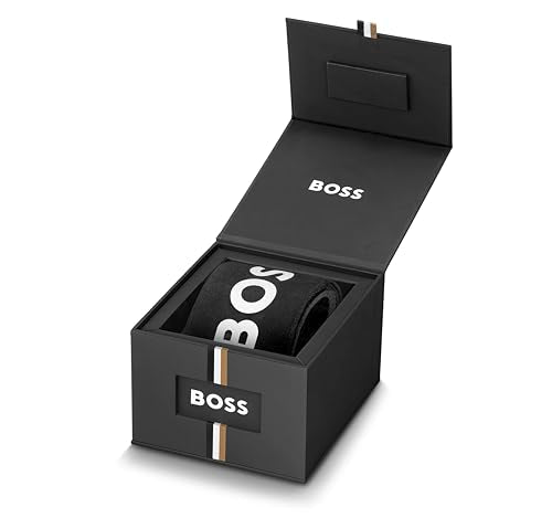 BOSS Chronograph Quartz Watch for Men with Silver Stainless Steel Bracelet