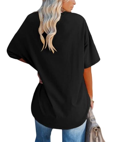 Tomwell Women’s Oversized T-Shirt – Butterfly Design