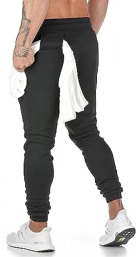 Men’s Slim Fit Cotton Jogging Pants – Long Sports Trousers