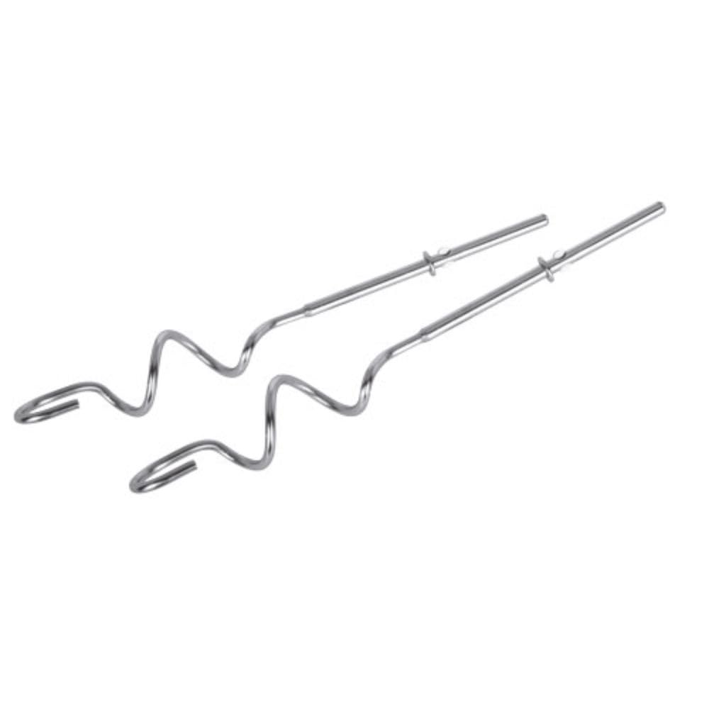 MPM MMR-22Z Teigknetmaschine mit 2 Rotierender Schüssel aus 3 L, BPA frei, Knetmaschine Küchenmaschine, 5 Geschwindigkeiten + Turbo, Stangen und Knethaken Edelstahl, Weiß, 750W