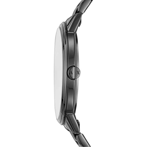 Armani Exchange Watch for Men, Quartz Movement and 42mm Case Size with Stainless Steel, Leather or Silicone Strap