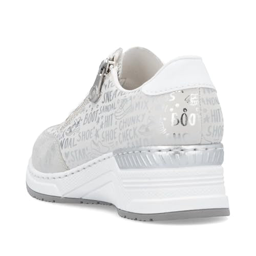 Rieker Damen Low-Top Sneaker N4316 – Wedge Heel