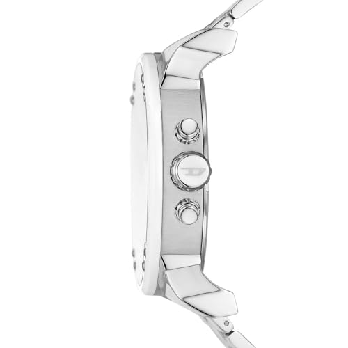 Diesel Mr. Daddy Men's Multifunctional Watch with Silicone, Stainless Steel or Leather Strap