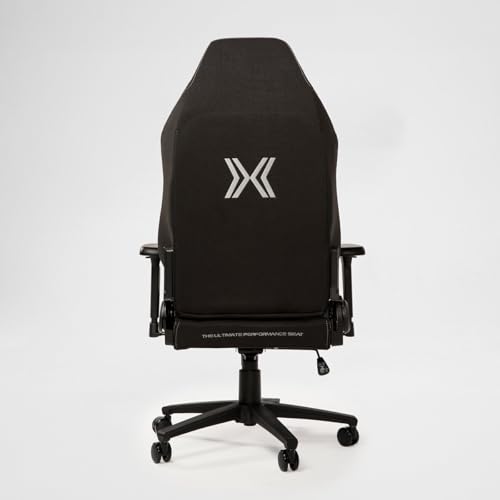 PARADOX - Gaming Stuhl - Schreibtischstuhl Ergonomisch - Verstellbare Armlehnen und Rückenlehne, Liegefunktion, Kissen, 125 kg Belastbar - Vanguard Crimson Arovs, Schwarz, Rot, Pfeil-Muster