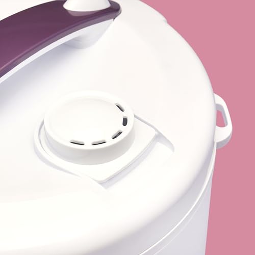 REISHUNGER Reiskocher & Dampfgarer mit Keramikbeschichtung - 1,2 L, Schwarz - Für 1-6 Personen - Schnelle Zubereitung ohne Anbrennen - Mit Warmhaltefunktion inkl. Dämpfeinsatz, Löffel & Messbecher