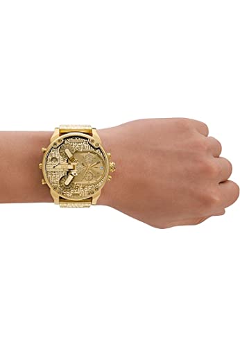 Diesel Mr. Daddy Men's Multifunctional Watch with Silicone, Stainless Steel or Leather Strap