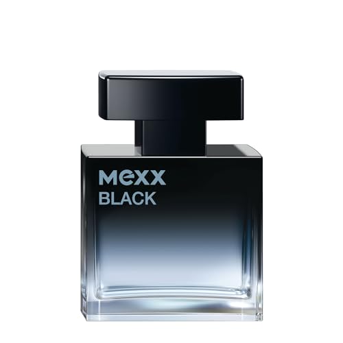 MEXX BLACK Man Eau de Parfume, verführerisch-intensiver Duft mit aquatisch-holzigen Noten für sinnliche Männer, 50ml