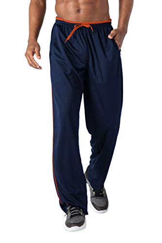 KEFITEVD Men’s Lightweight Jogging Pants with Zip Pockets