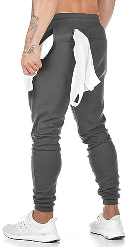 Men’s Slim Fit Cotton Jogging Pants – Long Sports Trousers