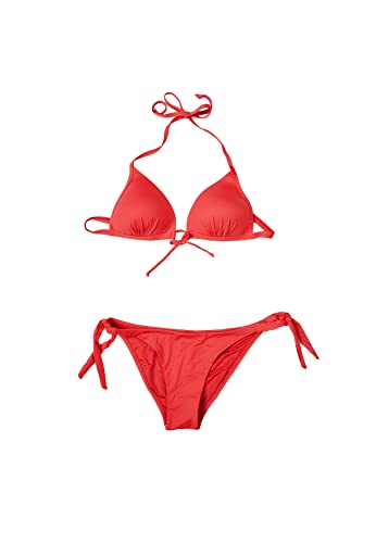 Women’s Two-Piece Bikini Set, Triangle Top with Center Knot Quick Drying Swimwear