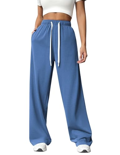 PINSPARK Women’s Jogger Pants – High-Waist Baggy Sweatpants