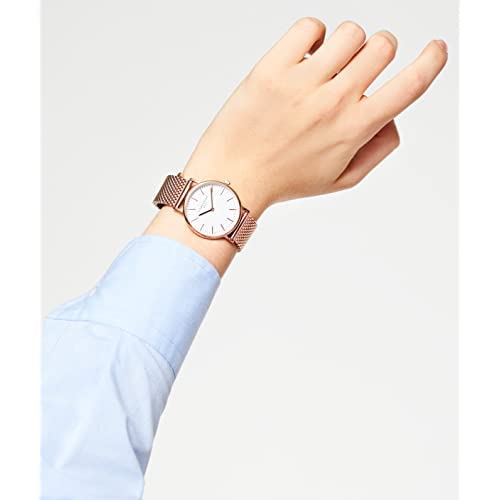 Liebeskind Berlin stainless steel watch with adjustable mesh strap