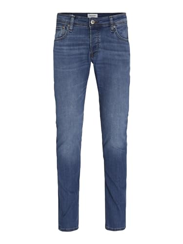 JACK & JONES Men’s Slim Fit Jeans – Stretch Denim with Tapered Leg