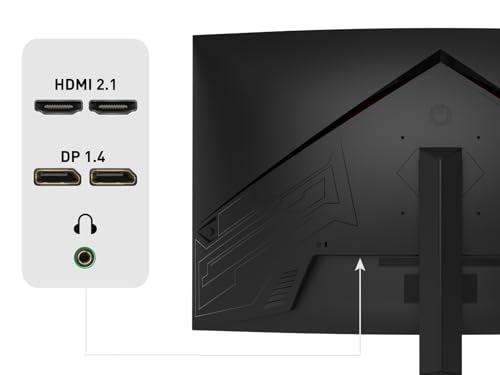 ODYS i27 Monitor - 27-Zoll-Bildschirm im rahmenlosen Design, Full HD, 100 Hz, mit HDR, IPS Panel, FreeSync, HDMI, USB-C, 3,5mm Audio