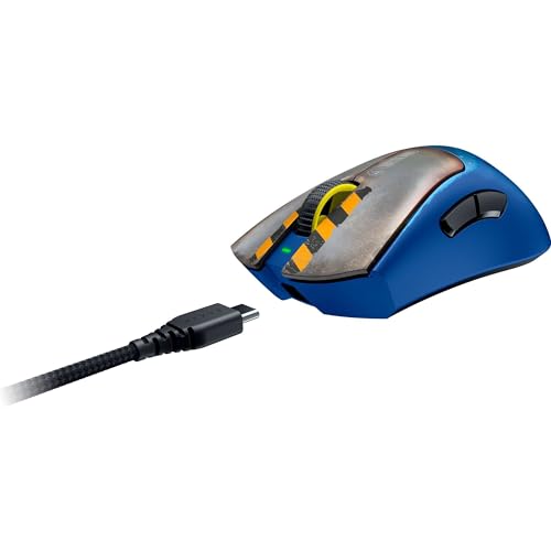 Razer DeathAdder Essential (2021) - Kabelgebundene Gaming-Maus mit Optischem Sensor mit 6400 DPI (5 programmierbare Tasten, Ergonomischer Formfaktor, 10 Millionen Klicks Lebensdauer) Schwarz